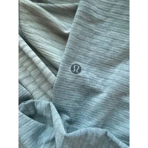 Lululemon Metal Vent Tech 1/2 Zip‎ Sweatshirt Wave Fade Chambray Size XL - Picture 9 of 11